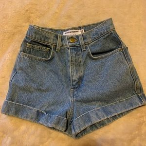 AMERICAN apparel denim shorts